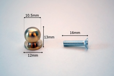 Solid Brass Small Knob Set